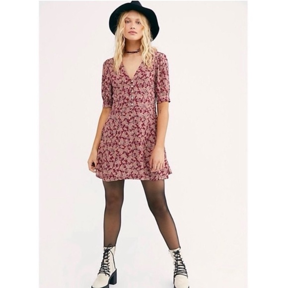 Free People Provence Floral Mini Dress - Picture 12 of 12